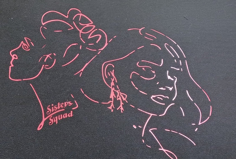 Pochette Noir Design Personnalisable Catacliss