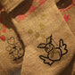 Chaussette de Noël personnalisable en toile de jute