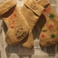 Chaussette de Noël personnalisable en toile de jute