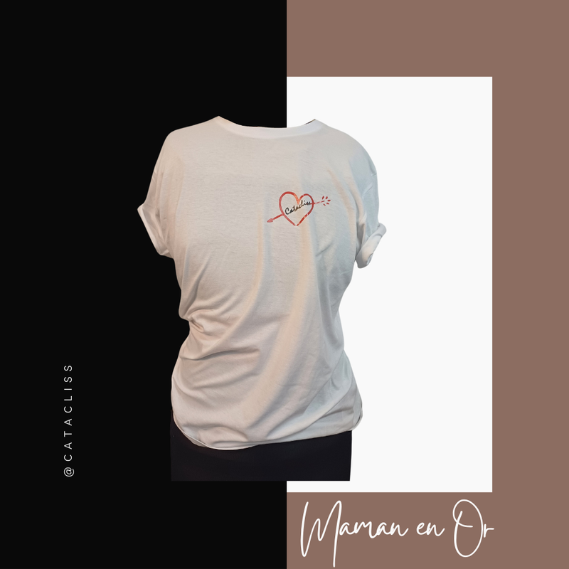 Tee-Shirt manches courtes "Maman en Or"