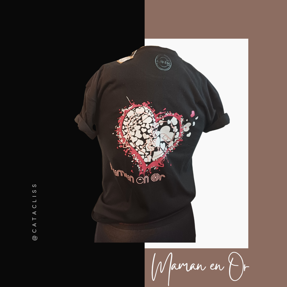 Tee-Shirt manches courtes "Maman en Or"