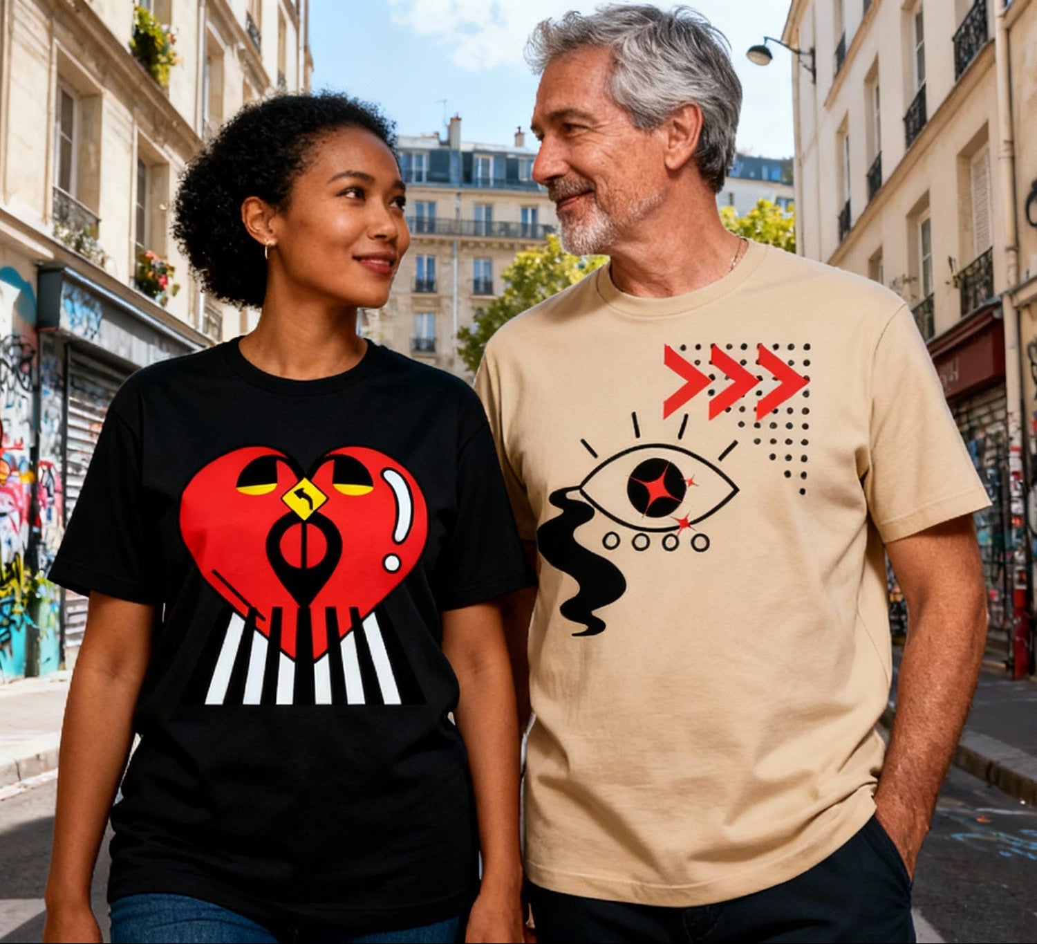 Tee-Shirt manches courtes "Heart"