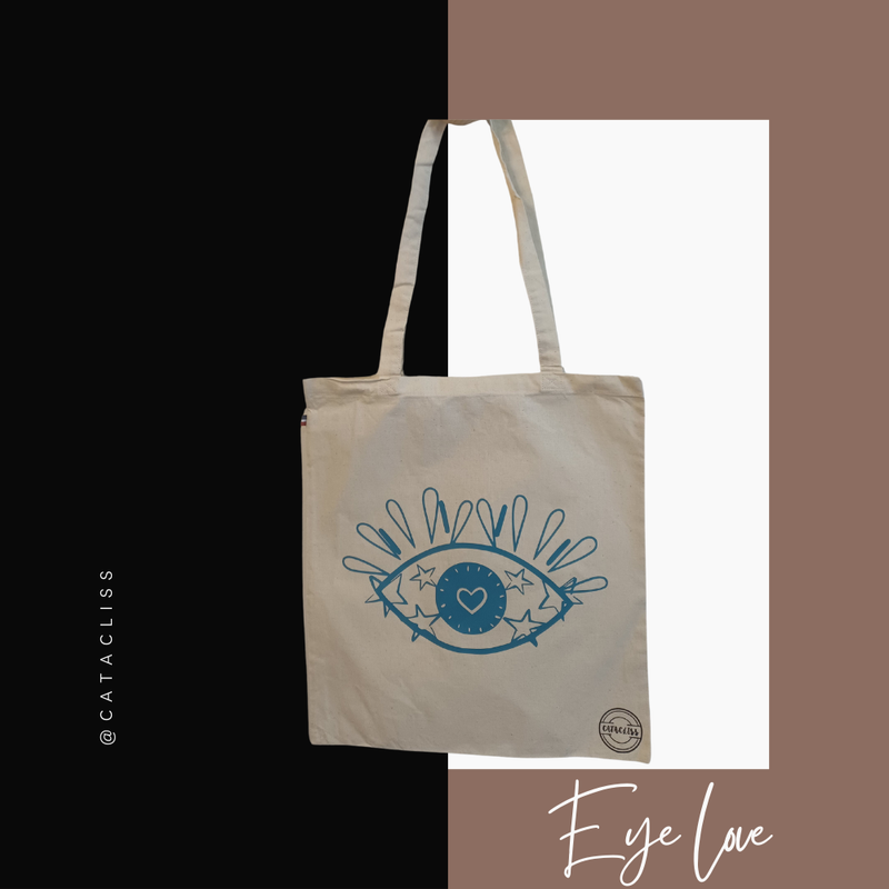 Tote Bag Catacliss "Eye Love"