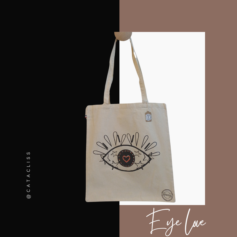 Tote Bag Catacliss "Eye Love"