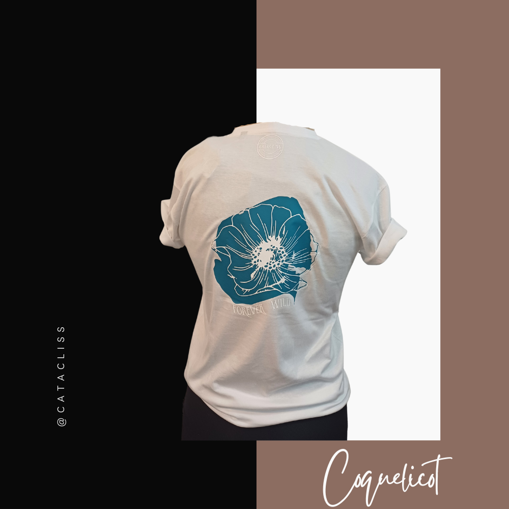 Tee-Shirt manches courtes "Coquelicot"